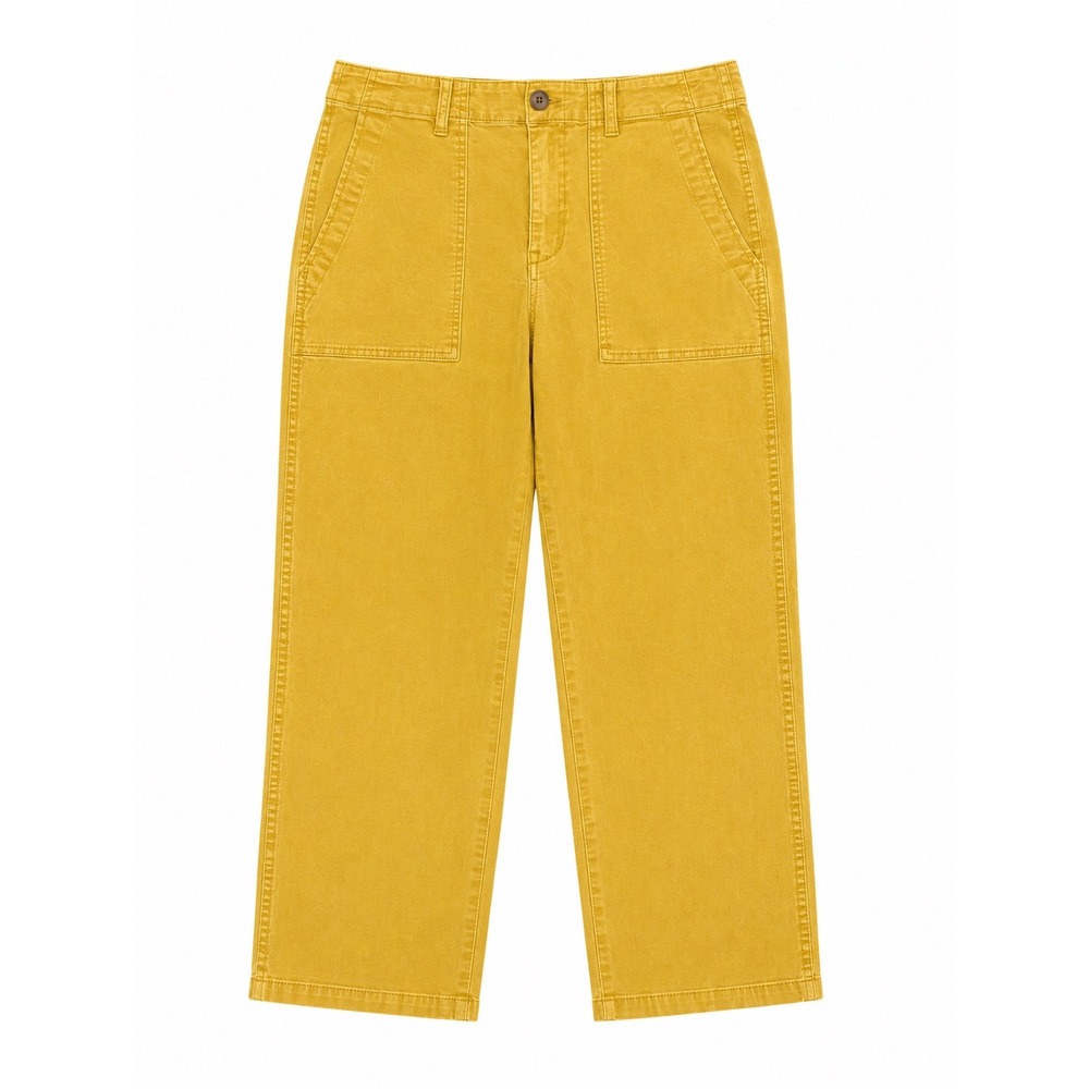 Madewell The Slim Straight Utility Pants Women's Size 28 Khaki Gold